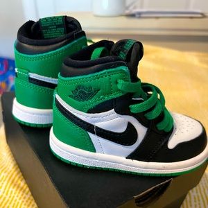 Lucky Green Retro Jordan 1’s (Toddler)